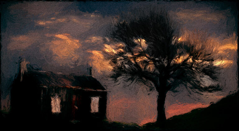 Joint 3rd - 18 Points- Stormy skies and shed-Jenny Fryer LRPS