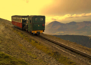3rd - 18 Points - On track in Snowdonia -Jane Martin