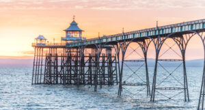 17 Points - Sunset Over Clevedon Pier - George Ryske